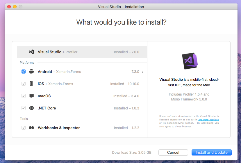 Customize your installation options